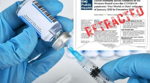 Un studiu privind mortalitatea în exces și vaccinurile anti-COVID, retras în urma criticilor că a alimentat "dezinformările" anti-vaccin