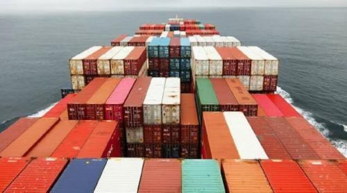 O dronă a atacat un cargou de containere în Marea Neagră, care se îndrepta spre Novorossiysk