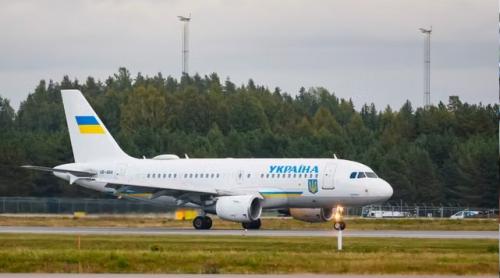 Avionul lui Zelenski la un pas de a fi lovit de o dronă la decolarea din Moldova