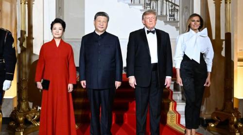 În culisele fastuoasei cine de stat organizate de Trump în onoarea președintelui chinez Xi, la care au participat giganții din domeniul tehnologiei și elita din Washington
