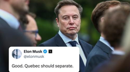 Elon Musk susține independența provinciei Québec și îndeamnă provinciile Alberta și Saskatchewan să părăsească Canada: „Le-ar fi mai bine"