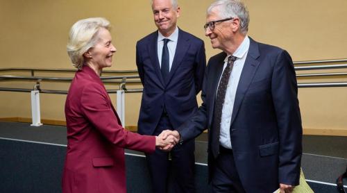Ursula von der Leyen s-a întâlnit cu Bill Gates pentru a discuta despre reglementarea inteligenței artificiale