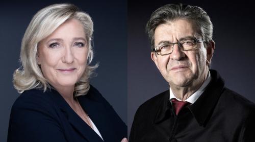 Tinerii din Franța întorc spatele partidelor tradiționale și votează majoritar cu „extremele”: Persoanele sub 35 de ani s-ar împărți egal (50%-50%) între Jean-Luc Mélenchon și Marine Le Pen